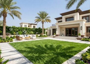 دار الروضة لتنسيق الحدائق في الكويت - حديقة منزل فاخرة