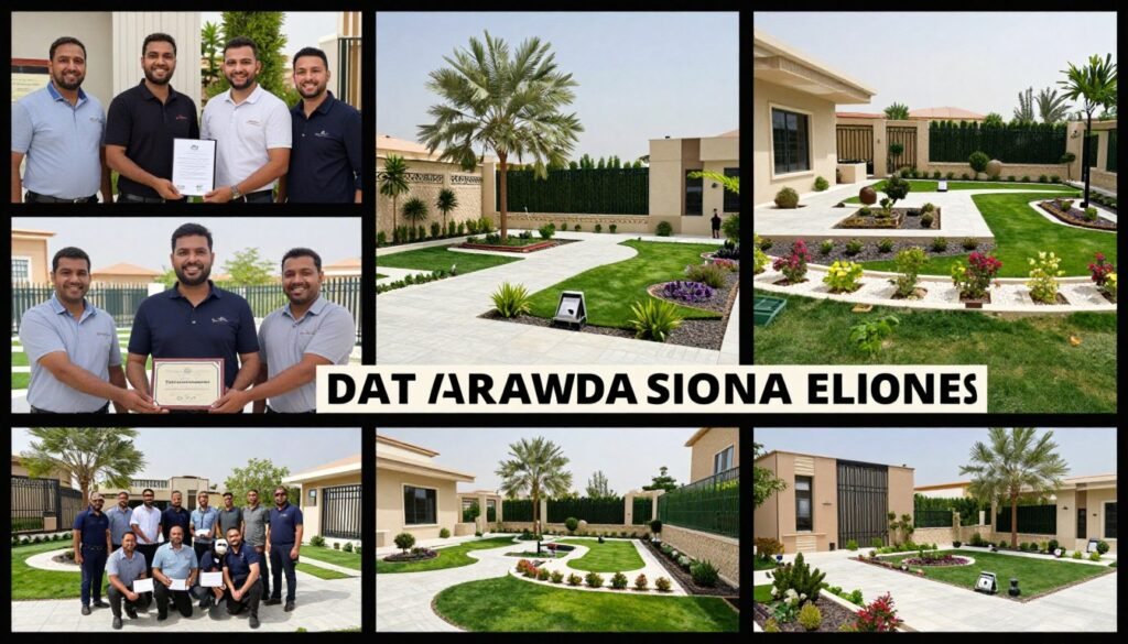 دار الروضة للكربستون وتنسيق الحدائق في الكويت