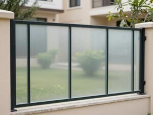 سياج تركي شفاف جزئياً - رؤية محدودة