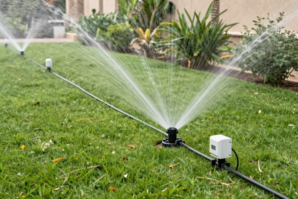 شبكات الري الحديثة في تنسيق حدائق الكويت شبكات الري الحديثة في تنسيق حدائق الكويت