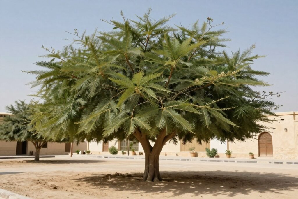 شجرة السدر في الحديقة المنزلية