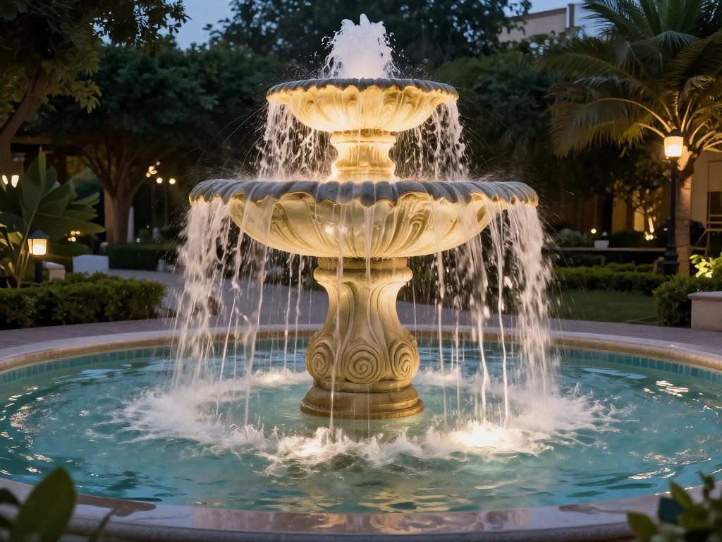 شلالات مائية في الحدائق شلالات مائية في الحدائق