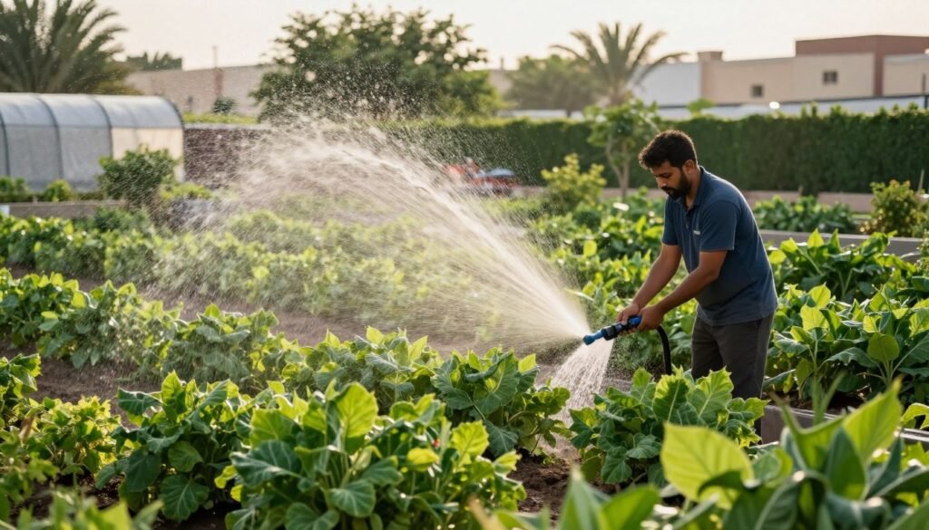 صيانة الحدائق في الصيف الكويتي صيانة الحدائق في الصيف الكويتي