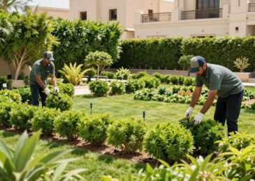 صيانة حدائق في الكويت مع فريق محترف