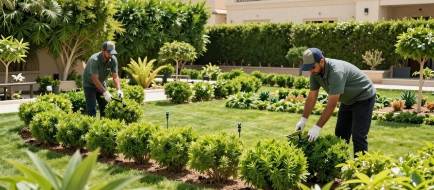 صيانة حدائق في الكويت مع فريق محترف
