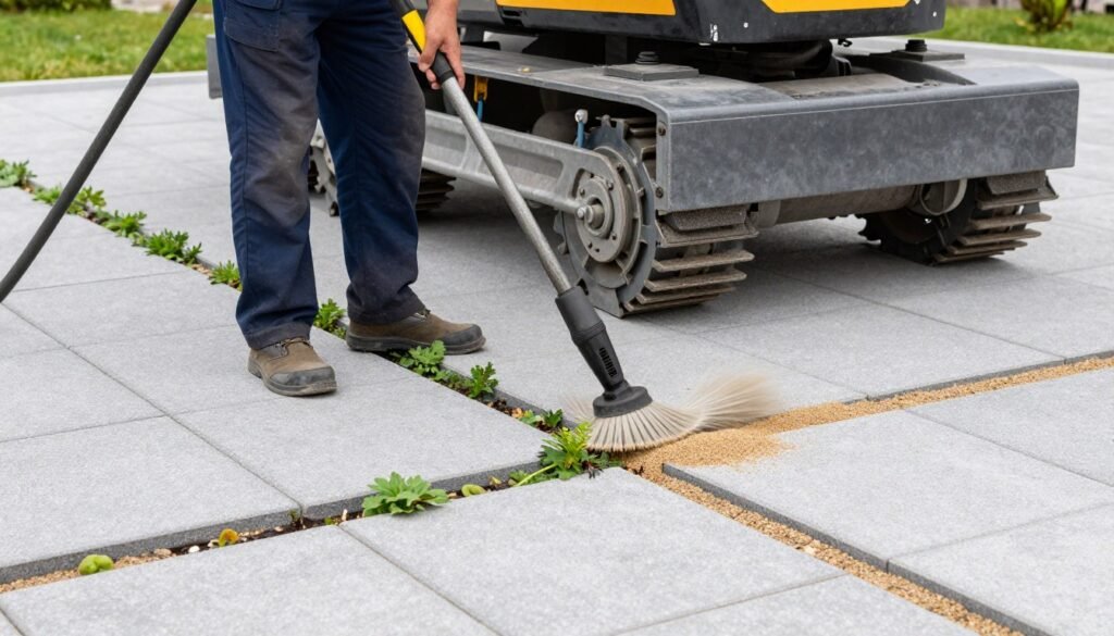 صيانة وتنظيف البلاط المتداخل