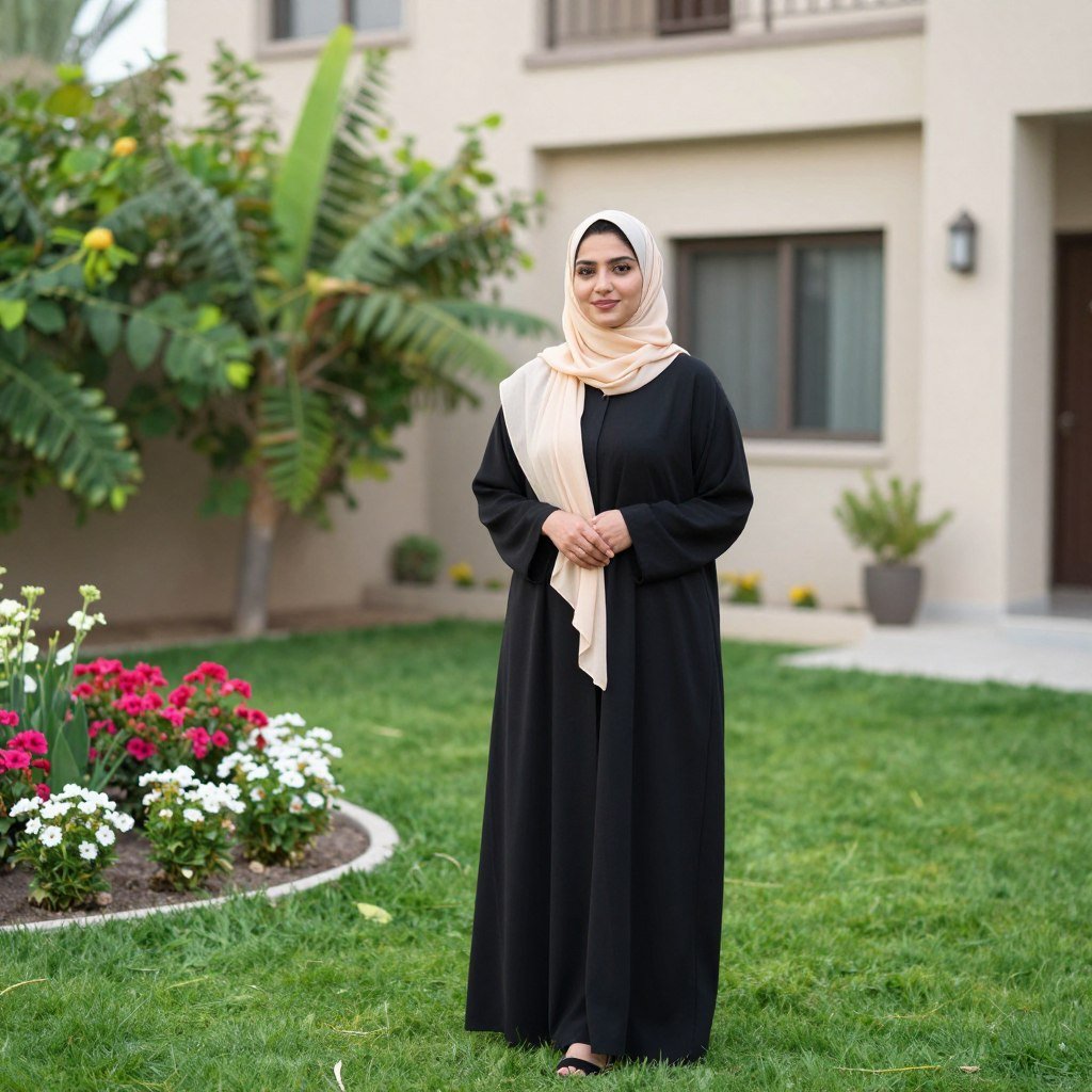 عميلة سعيدة بتنسيق حديقة منزلها عميلة سعيدة بتنسيق حديقة منزلها