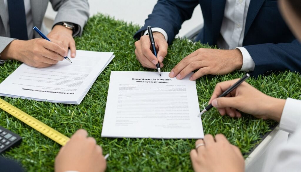 عوامل تحديد سعر تركيب العشب الصناعي عوامل تحديد سعر تركيب العشب الصناعي