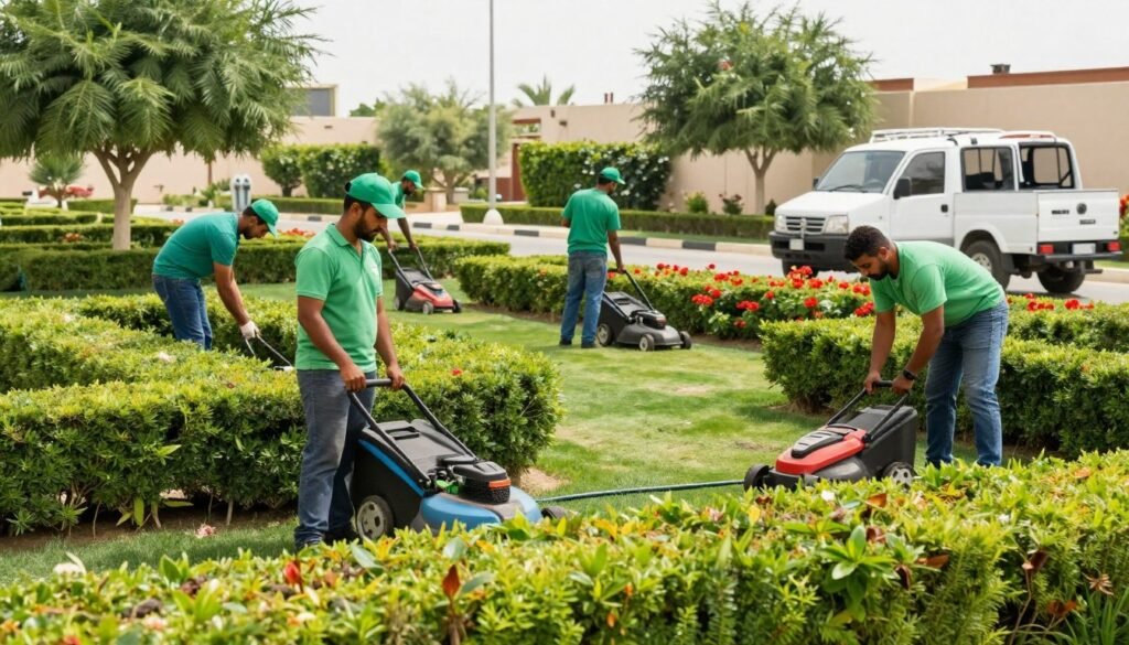فريق صيانة حدائق محترف فريق صيانة حدائق محترف