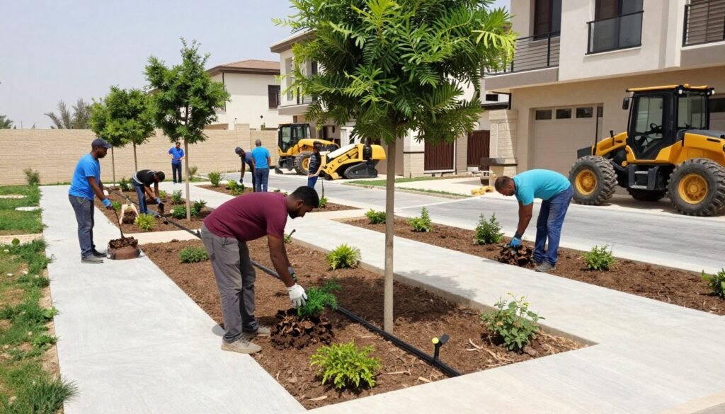 فريق عمل تركيب الحدائق في عبدالله المبارك فريق عمل تركيب الحدائق في عبدالله المبارك