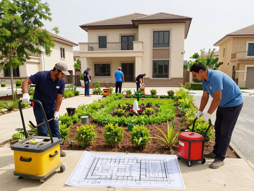فريق عمل شركة تنسيق حدائق الكويت المحترف فريق عمل شركة تنسيق حدائق الكويت المحترف