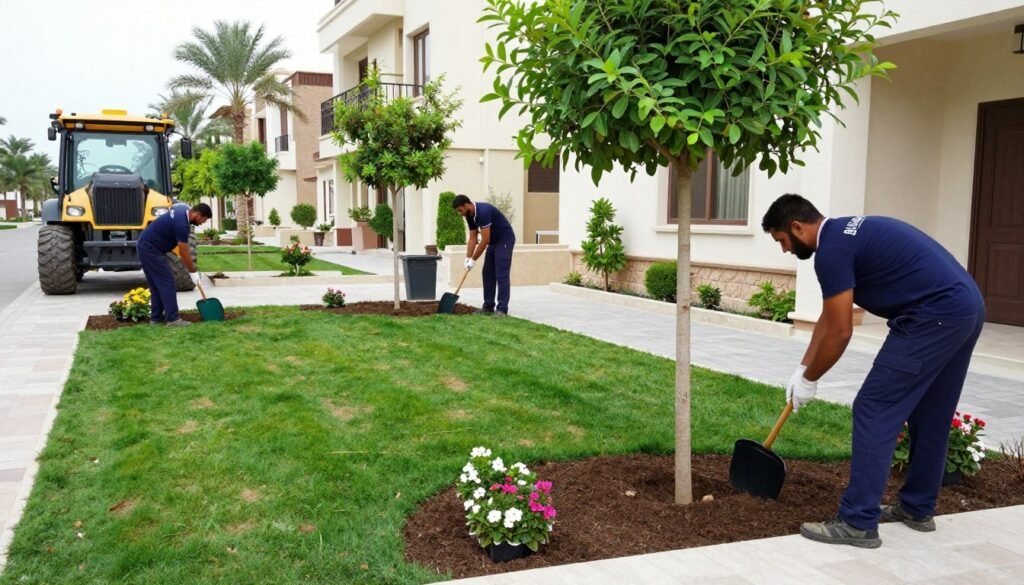 فريق عمل محترف يقوم بتنسيق حدائق في الأحمدي فريق عمل محترف يقوم بتنسيق حدائق في الأحمدي