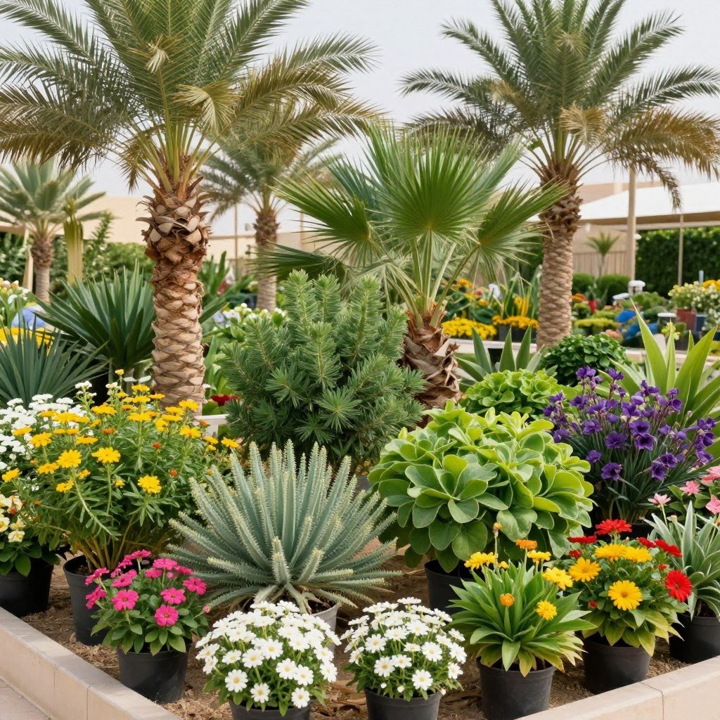 مجموعة متنوعة من النباتات المناسبة للمناخ الكويتي مجموعة متنوعة من النباتات المناسبة للمناخ الكويتي
