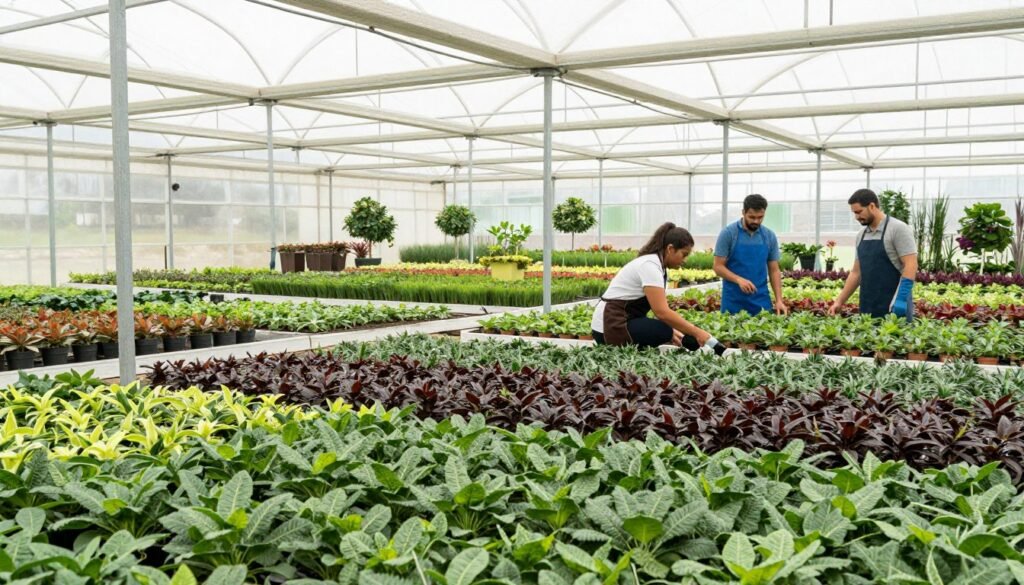 مشتل نباتات احترافي في الكويت مع نباتات منظمة