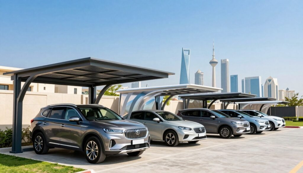 مظلات سيارات