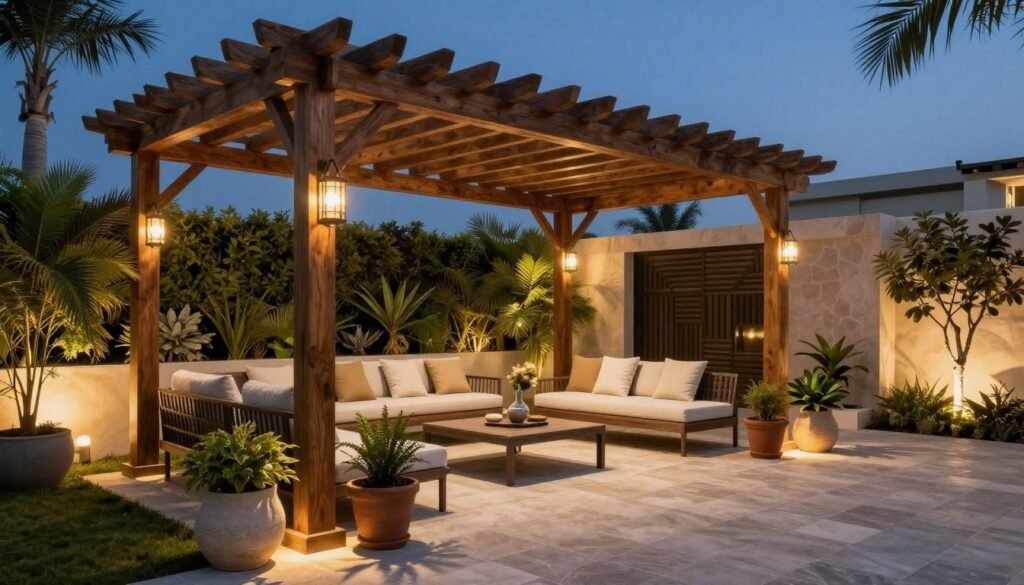 مظلات وجلسات حدائق خارجية في الكويت مظلات وجلسات حدائق خارجية في الكويت