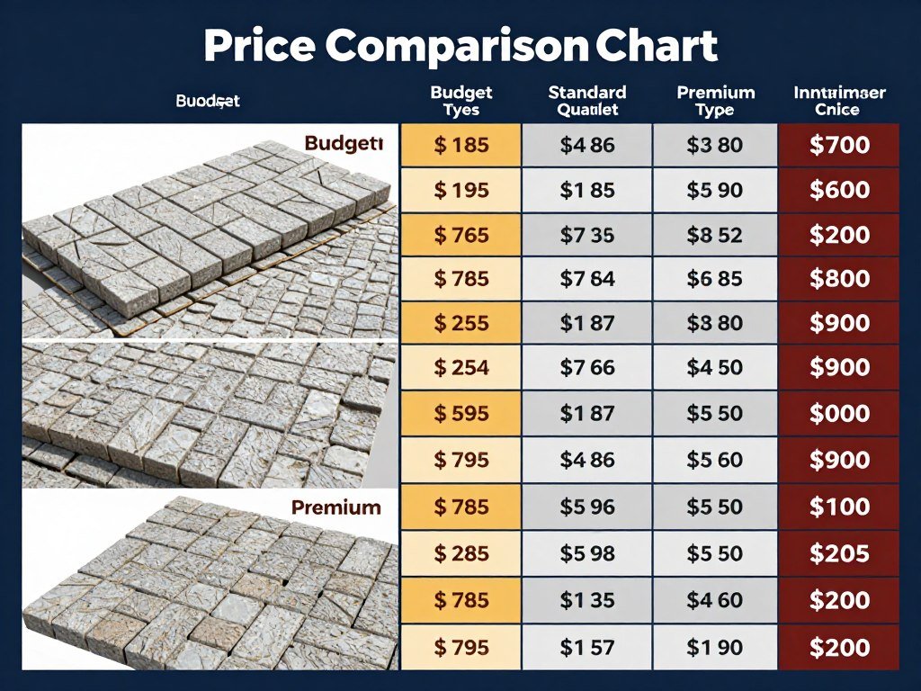 مقارنة أسعار البلاط المتداخل