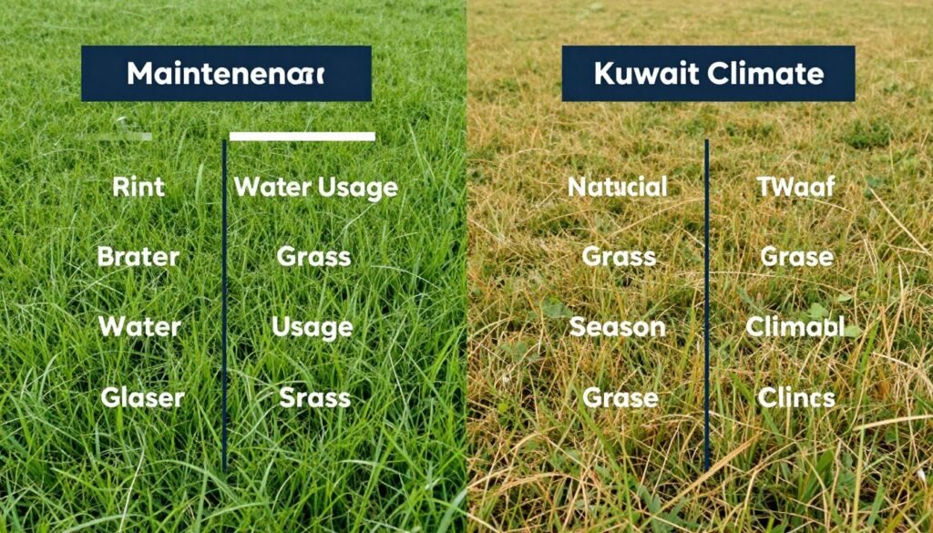 مقارنة تفصيلية بين العشب الصناعي والطبيعي مقارنة تفصيلية بين العشب الصناعي والطبيعي