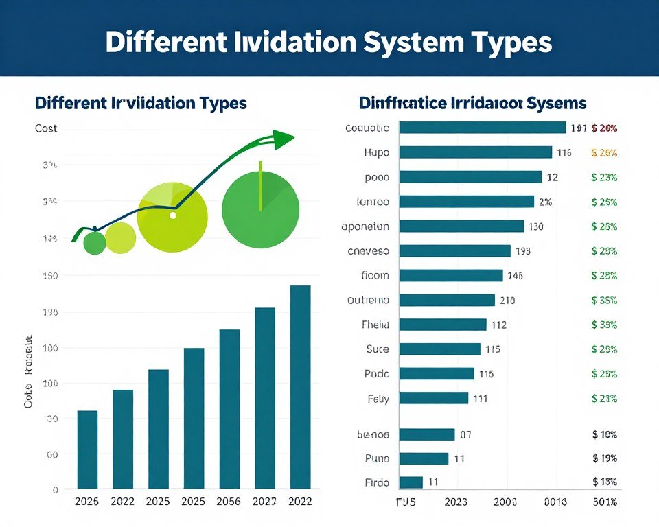مقارنة تكاليف أنواع مختلفة من شبكات الري مقارنة تكاليف أنواع مختلفة من شبكات الري
