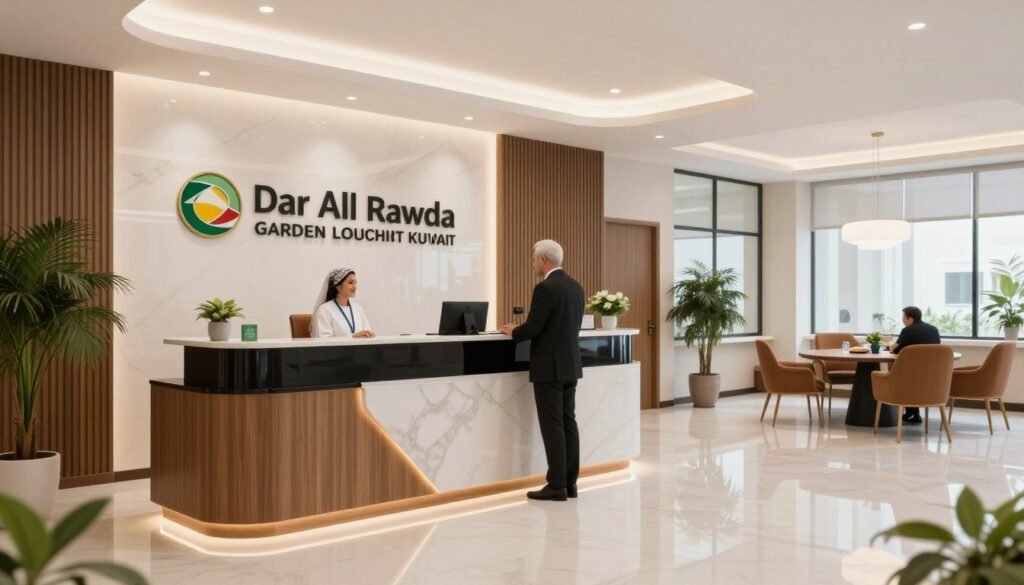 مكتب استقبال دار الروضة لتنسيق الحدائق بالكويت