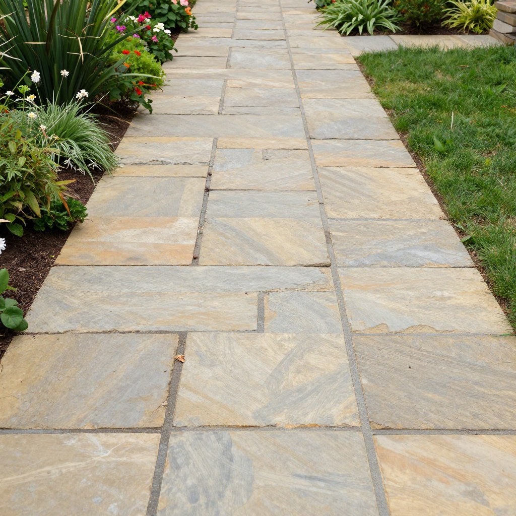 ممر حجري طبيعي في حديقة مبارك الكبير ممر حجري طبيعي في حديقة مبارك الكبير