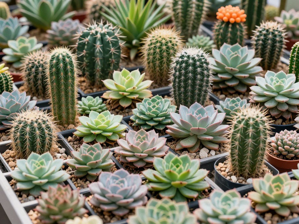 نباتات صحراوية عصارية مقاومة للجفاف