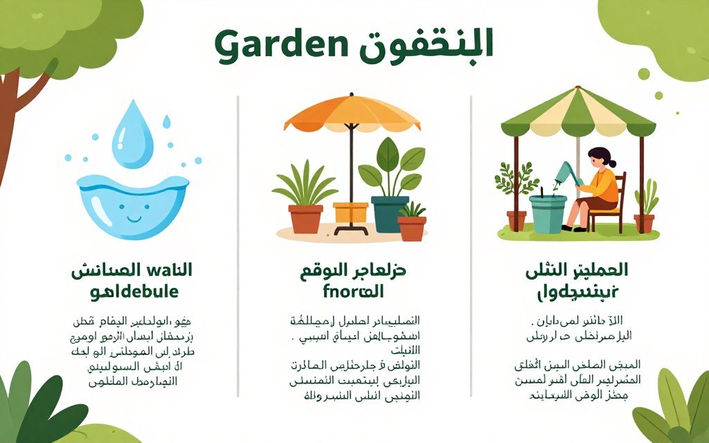 نصائح العناية بالحدائق في الصيف الكويتي