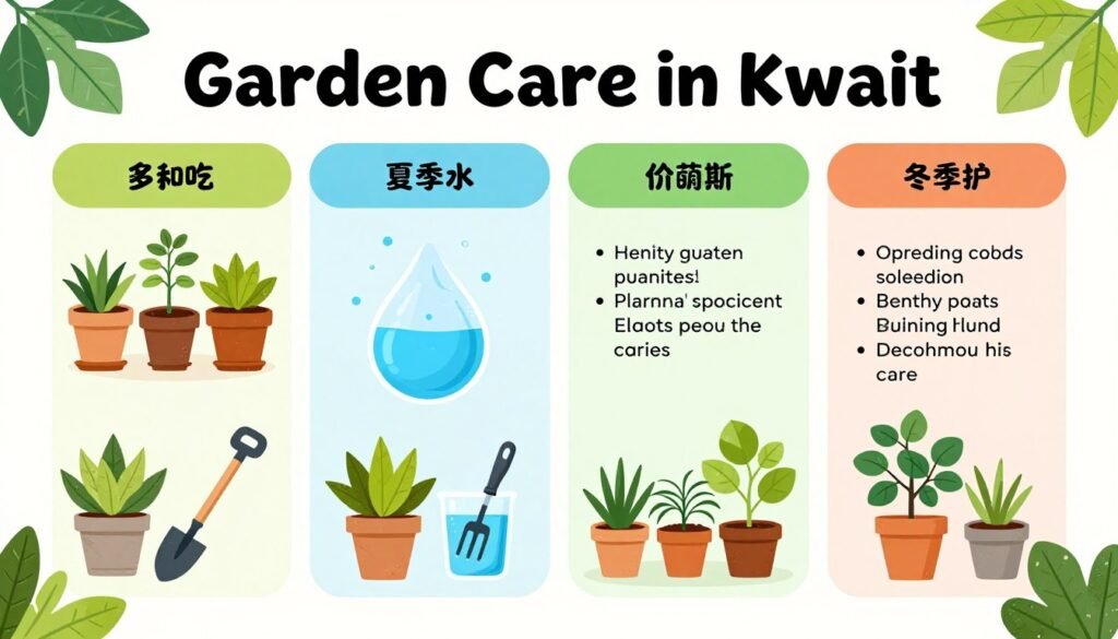 نصائح العناية بالحدائق في الكويت خلال فصول السنة نصائح العناية بالحدائق في الكويت خلال فصول السنة
