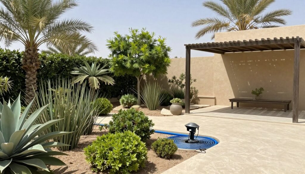 نصائح تصميم الحدائق في المناخ الكويتي