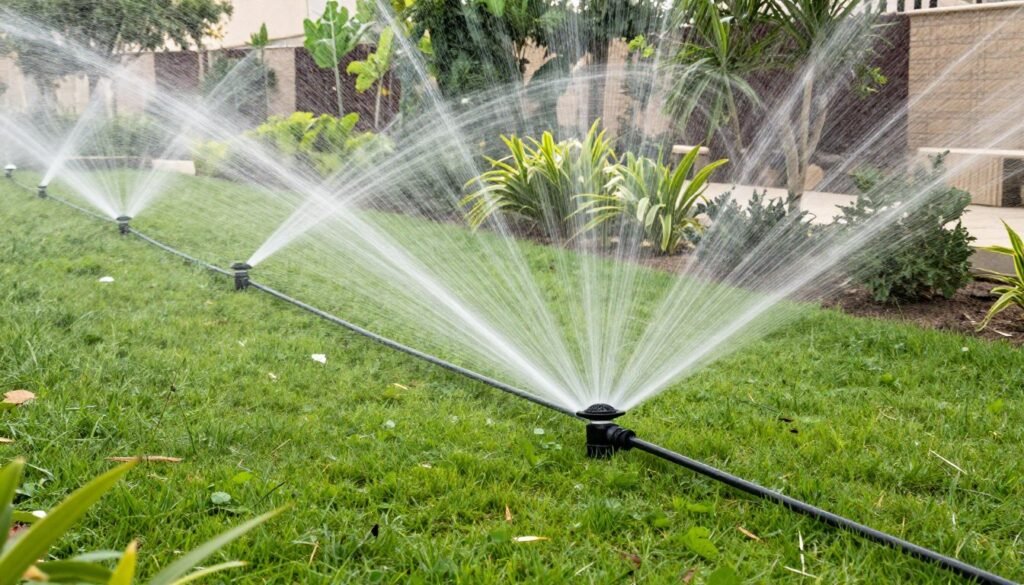 نظام ري حديث في حديقة بالكويت نظام ري حديث في حديقة بالكويت