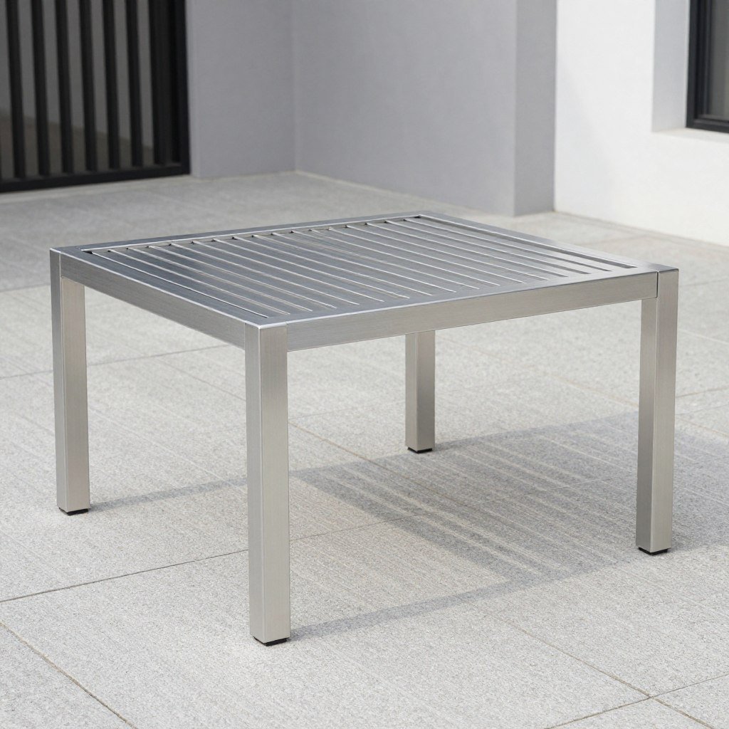 هيكل أثاث خارجي من الألمنيوم المطلي عالي الجودة