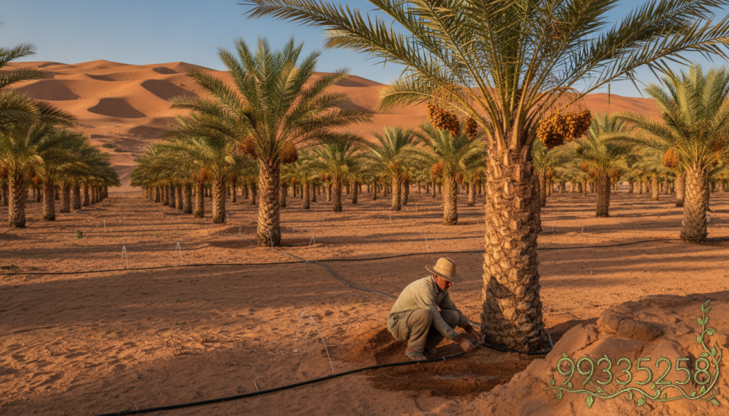 زراعة النخيل في الصحراء زراعة النخيل في الصحراء