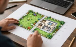 رسم تصميم حدائق لمنزل في الكويت رسم تصميم حدائق لمنزل في الكويت