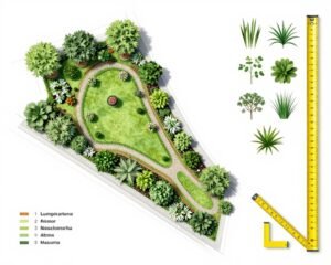 مخطط تصميم حديقة منزلية مخطط تصميم حديقة منزلية